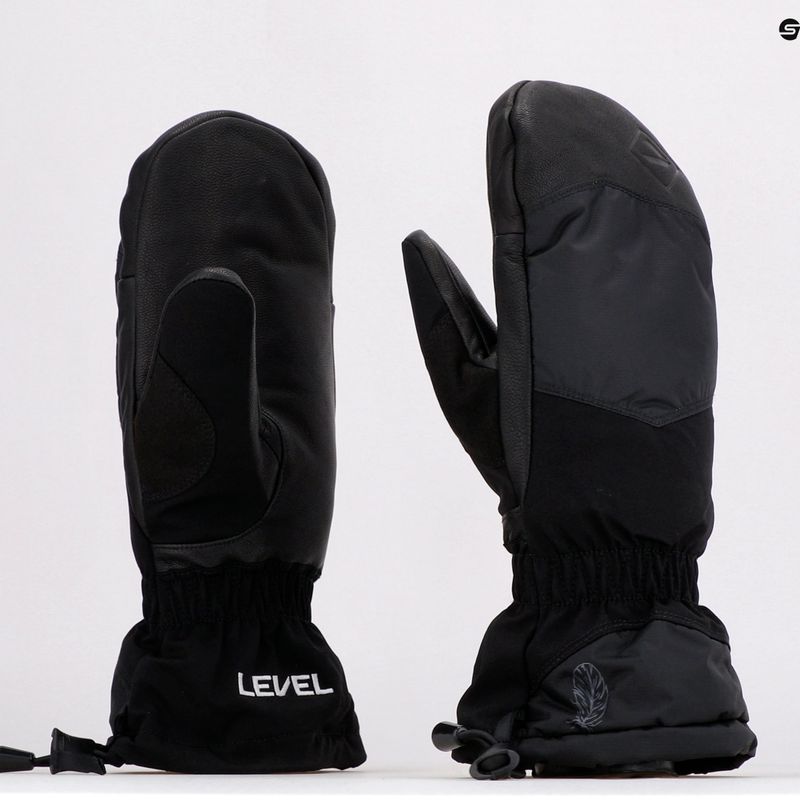 Rękawice snowboardowe męskie Level Yeti Mitt black 7