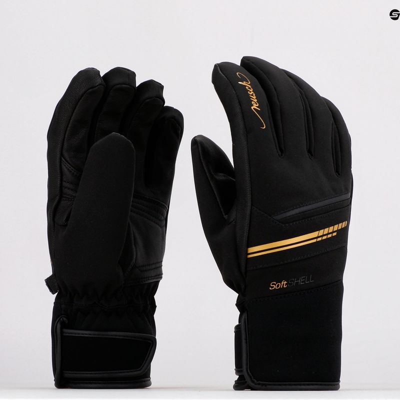 Rękawice narciarskie Reusch Tomke Stormbloxx black/gold 8