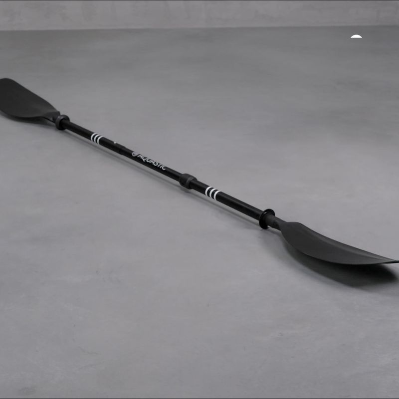 Wiosło kajakowe 3-częściowe AQUASTIC AQS-KPD002 200-220 cm czarne 11