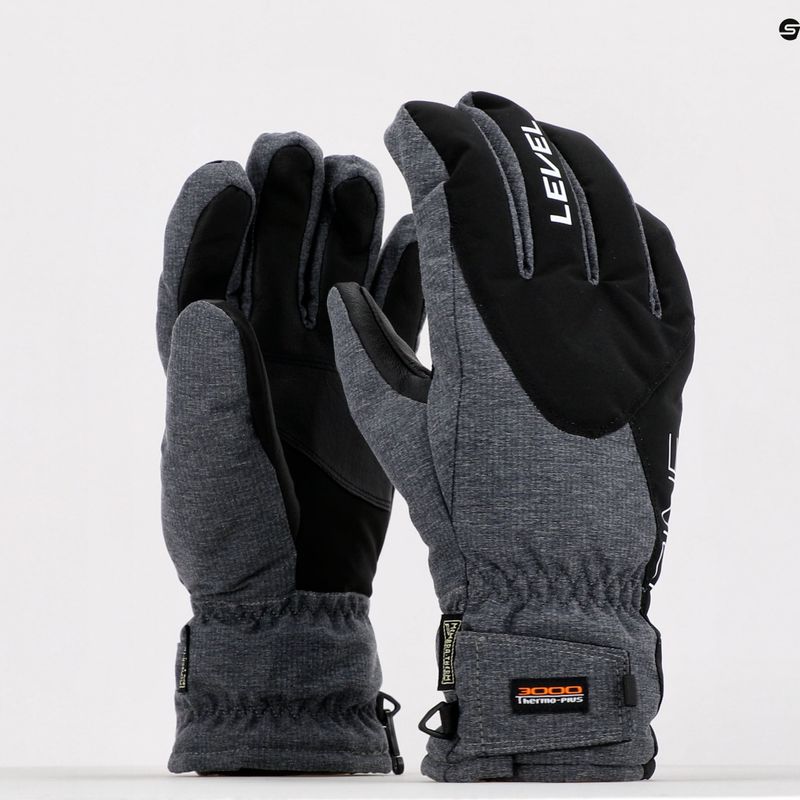 Rękawice narciarskie męskie Level Alpine pk black 5