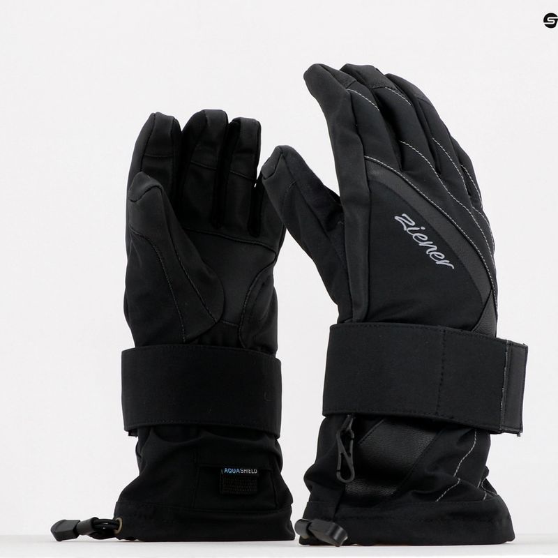 Rękawice snowboardowe damskie ZIENER Milana As czarne 801723.12 6