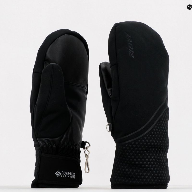 Rękawice snowboardowe damskie ZIENER Kantala Gtx Inf Mitten czarne 801157.12 6