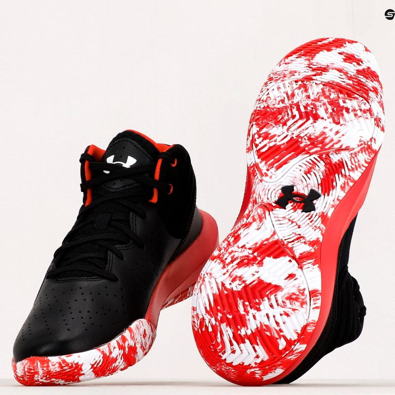 Buty do koszykówki męskie Under Armour Jet '21 black/red/white 10