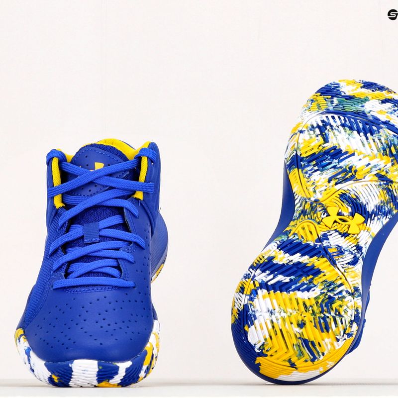 Buty do koszykówki damskie Under Armour GS Jet '21 royal/white 10