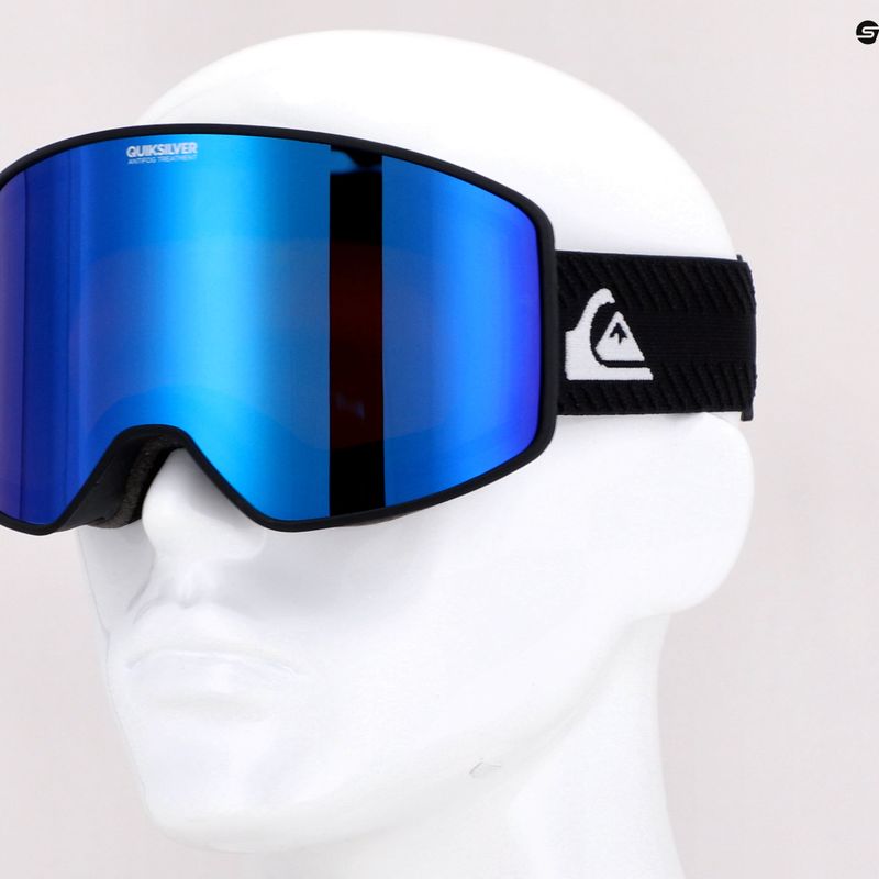 Gogle snowboardowe Quiksilver Storm true black/amber rose blue 7