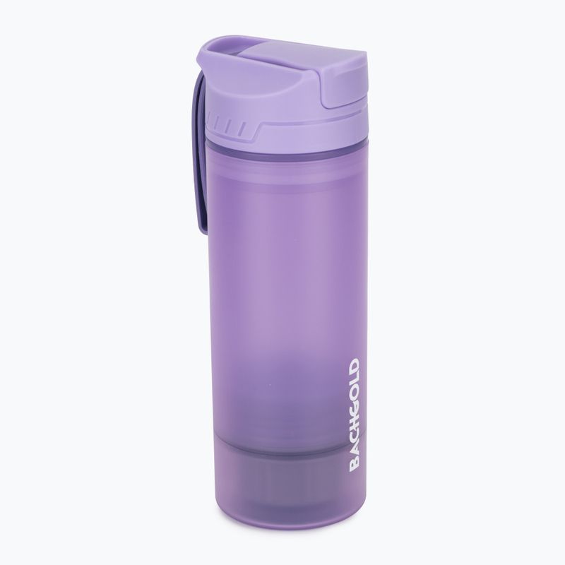 Butelka turystyczna z filtrem Bachgold Selfpress Waterfilter 500 ml lila