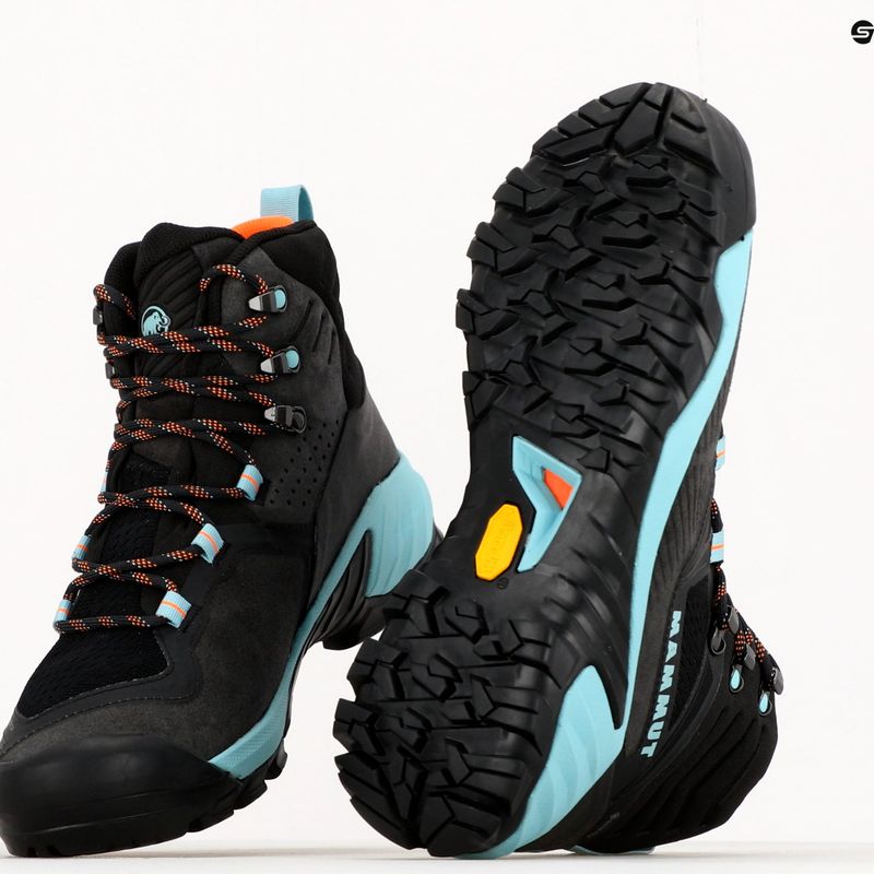 Buty trekkingowe damskie Mammut Sapuen High GTX black/dark frosty 11