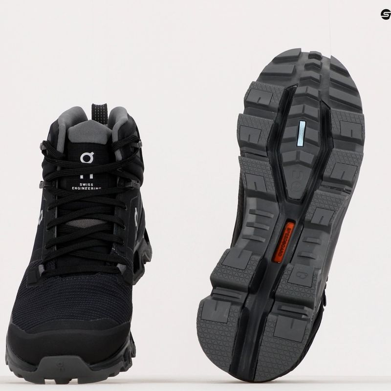 Buty turystyczne damskie On Running Cloudrock 2 Waterproof black/eclipse 10