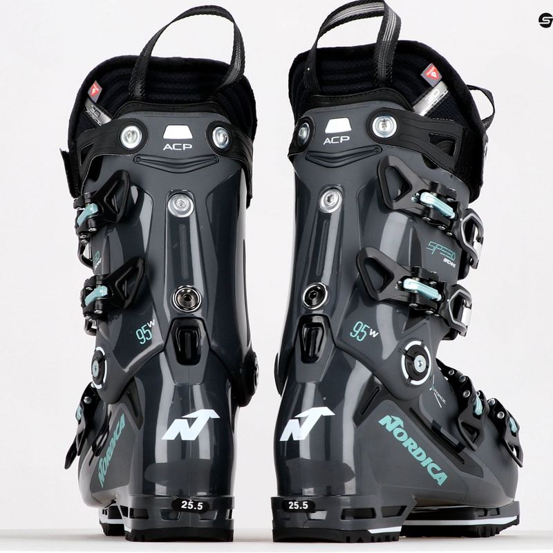Buty narciarskie damskie Nordica Speedmachine 3 95 W GW anthracite/black/green 12