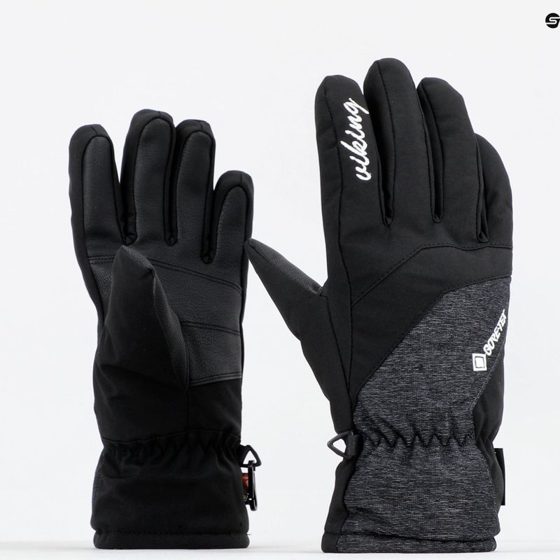 Rękawice narciarskie damskie Viking Monterosa GTX Ski black 9