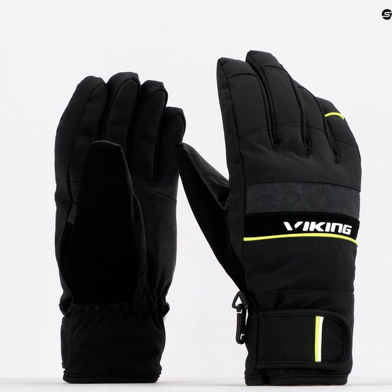Rękawice narciarskie męskie Viking Masumi Ski yellow 9