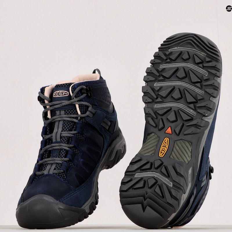 Buty trekkingowe damskie KEEN Targhee III Mid WP vintage indigo/peachy keen 11