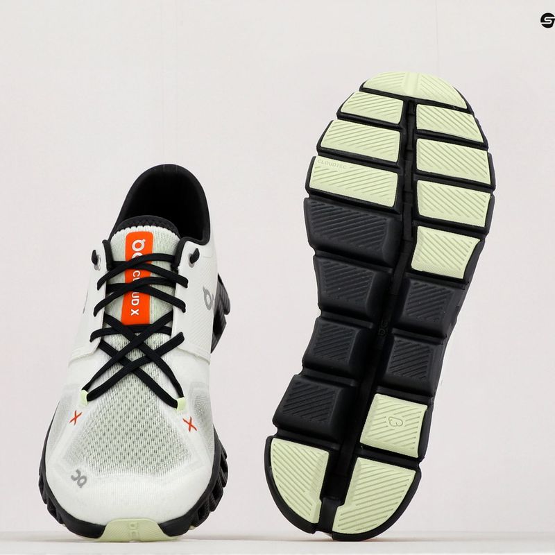 Buty do biegania męskie On Running Cloud X 3 ivory/flame 12