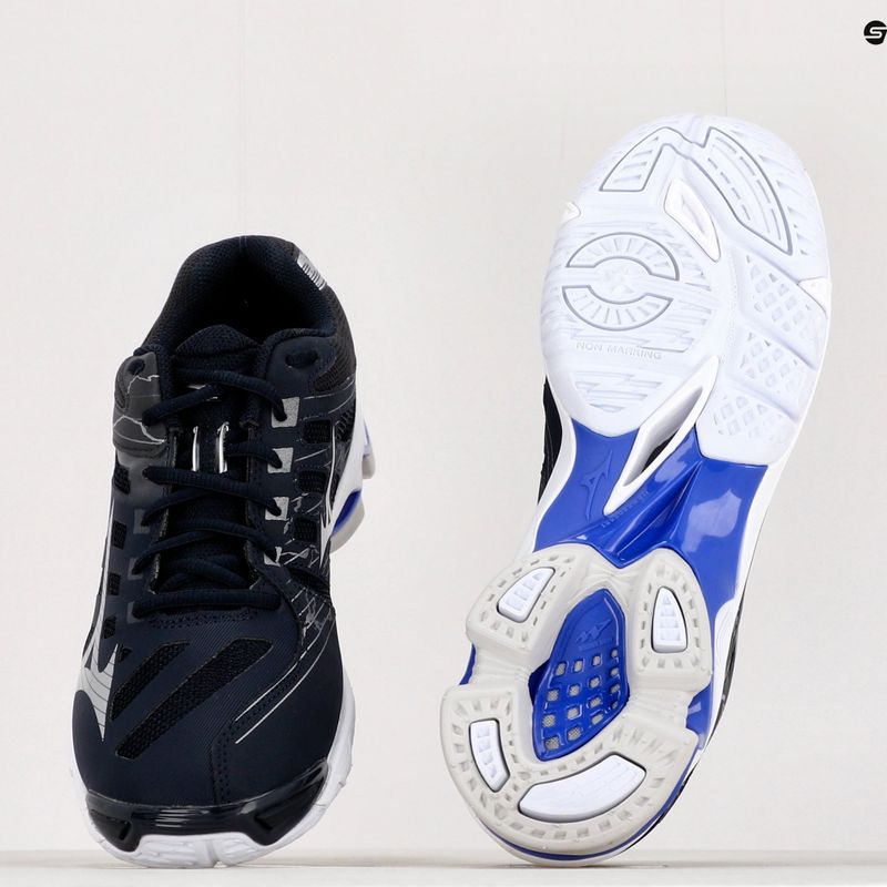 Buty do siatkówki Mizuno Wave Voltage sky captain/galaxy silver/violet blue 11