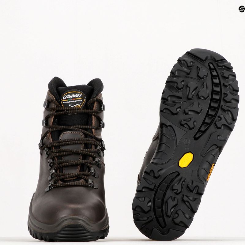Buty trekkingowe męskie Grisport 10303D69G dark brown 10