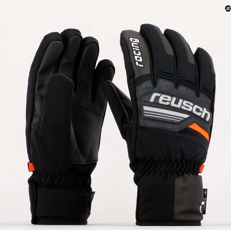 Rękawice narciarskie Reusch Ski Race Vc R-TEX XT black/white/fluo red 9