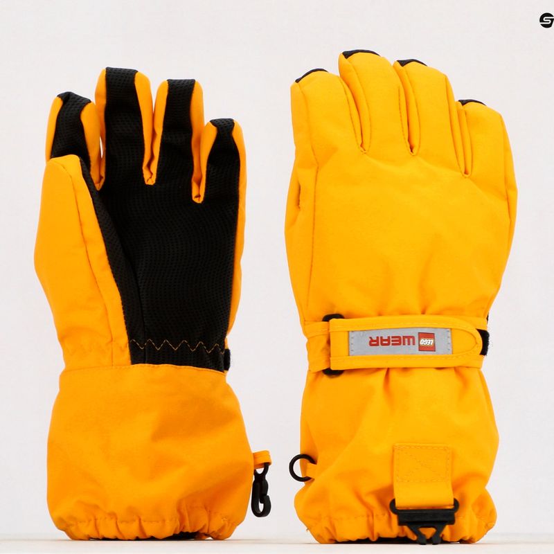Rękawice narciarskie dziecięce LEGO Lwatlin 700 dark yellow 6