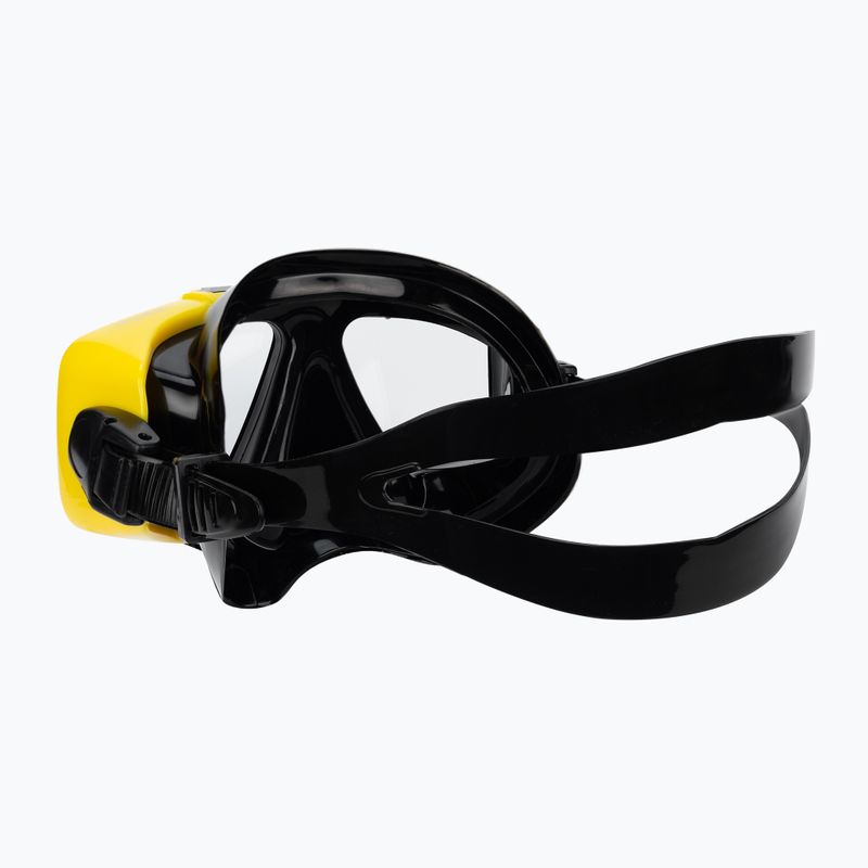 Maska do nurkowania Mares Starfish yellow/black 4