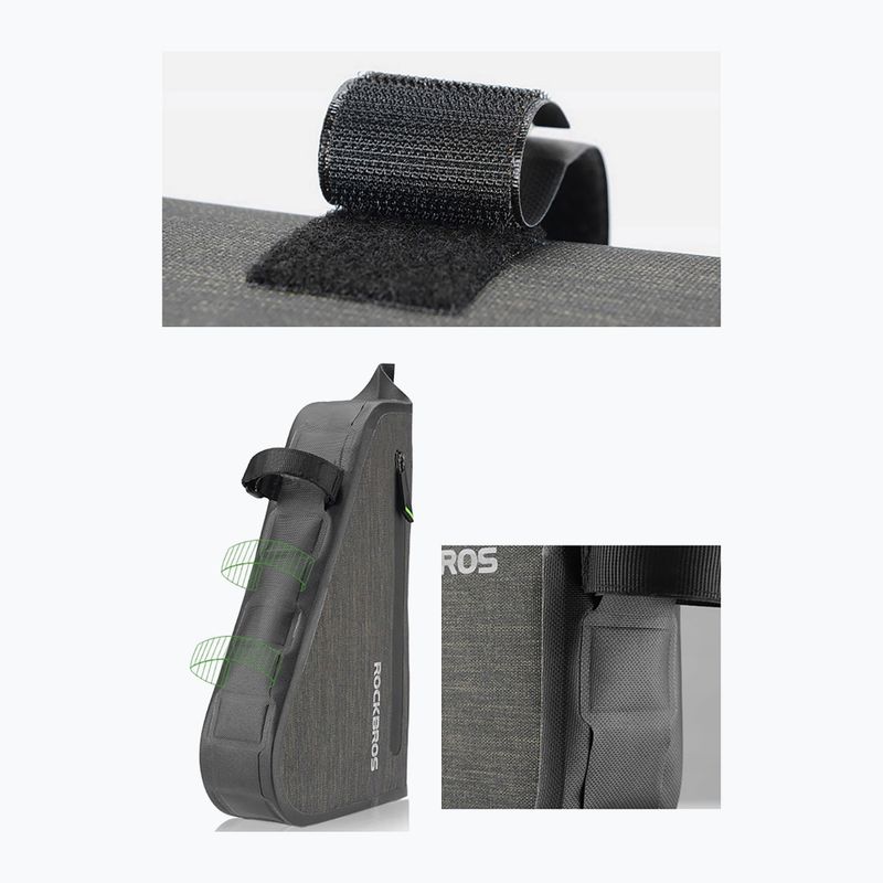 Torba rowerowa na ramę Rockbros AS-017 5 l dark green 4