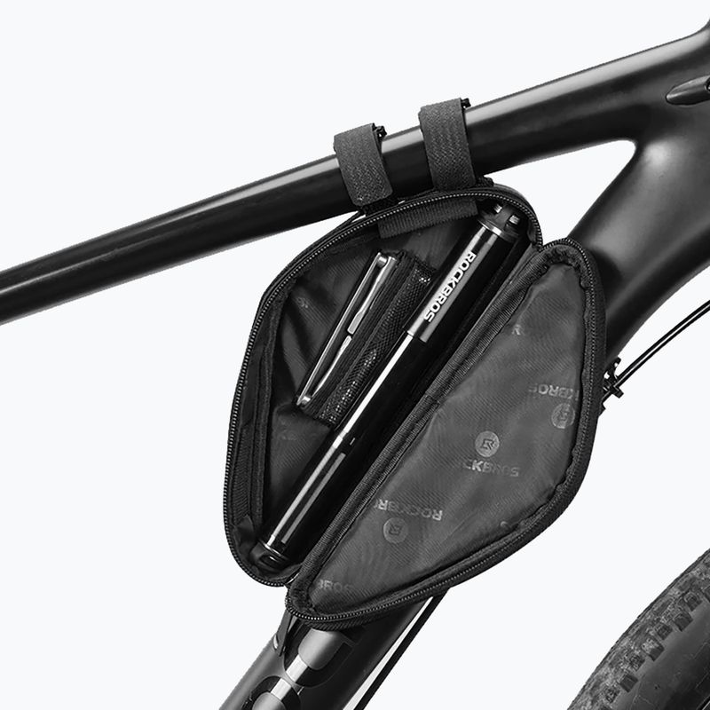 Torba rowerowa na ramę Rockbros B55-BK 0,7 l black 5