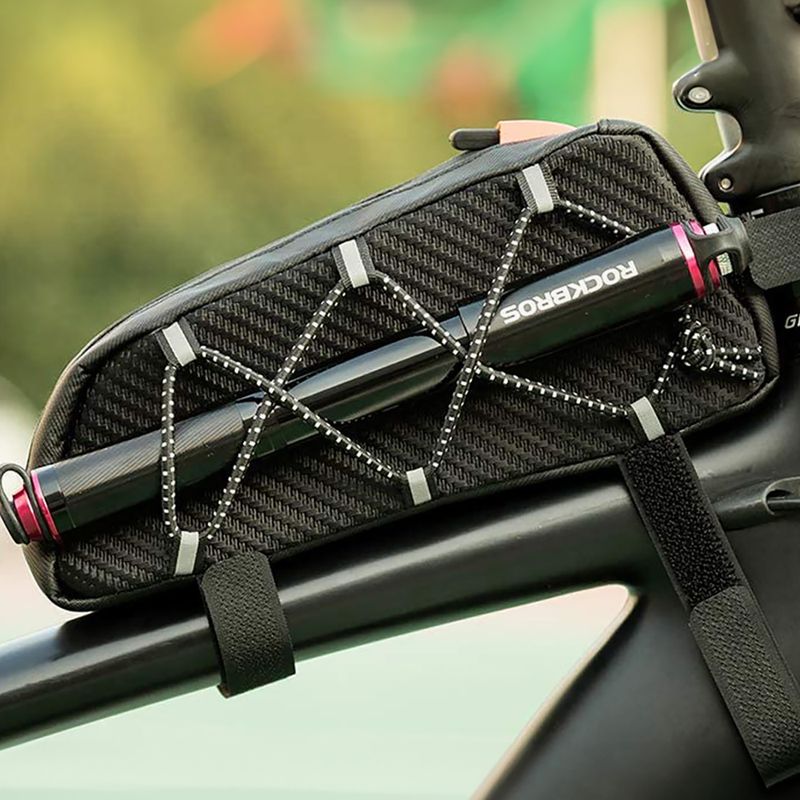 Torba rowerowa na ramę Rockbros 1 l black 5