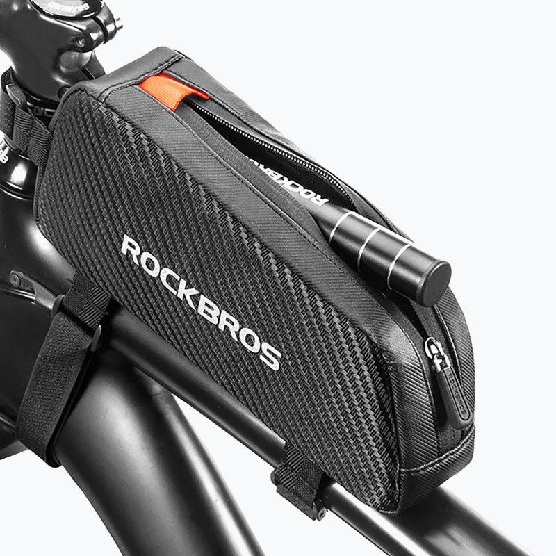 Torba rowerowa na ramę Rockbros 1 l black 6
