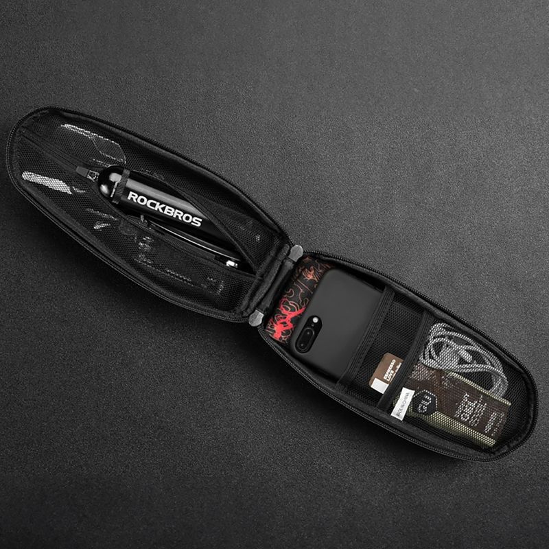Torba rowerowa na ramę Rockbros B62-1 3 l black 7