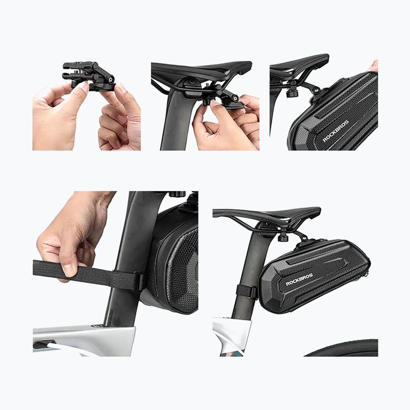 Torba rowerowa pod siodło Rockbros B69 1,8 l black 2