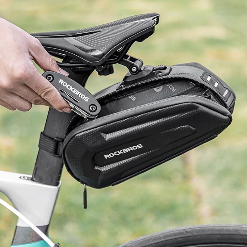 Torba rowerowa pod siodło Rockbros B69 1,8 l black 7