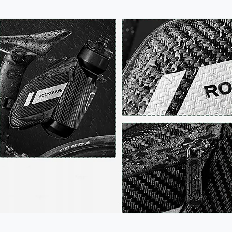 Torba rowerowa pod siodło Rockbros C32 1,5 l black 3