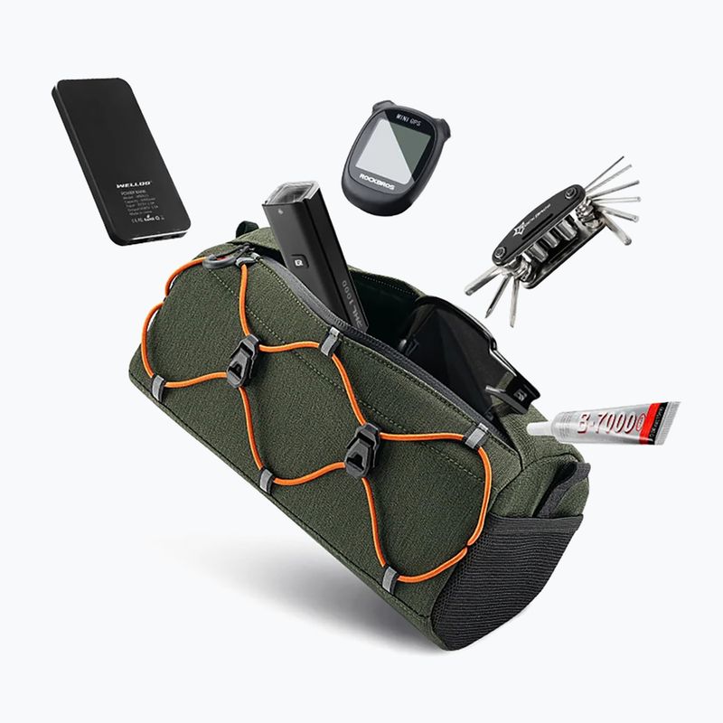 Torba rowerowa na kierownicę Rockbros 30110054 2,2 l green 2