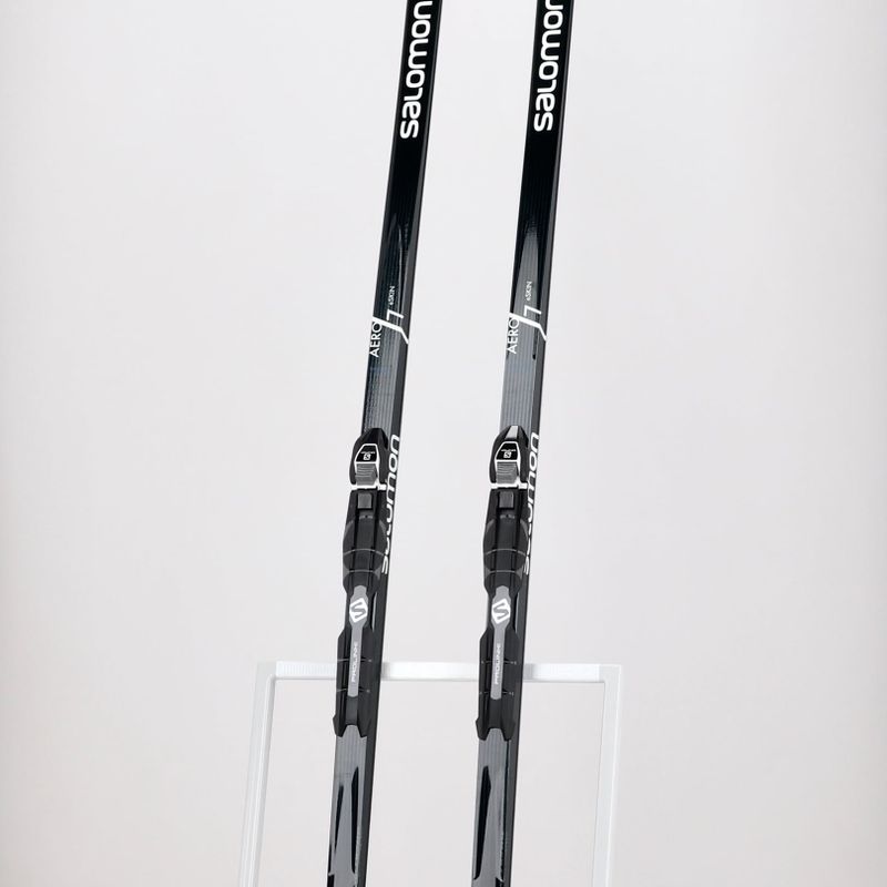 Narty biegowe Salomon Aero 7 Eskin + wiązania Prolink Access black/red 14