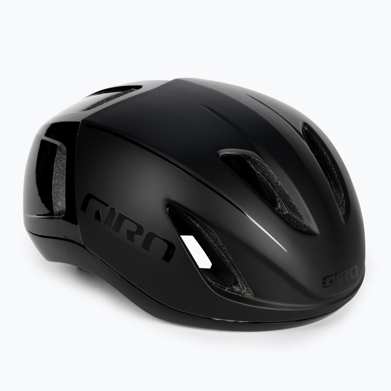 Kask rowerowy Giro Vanquish Integrated Mips matte black/gloss black/vivid road onyx 2