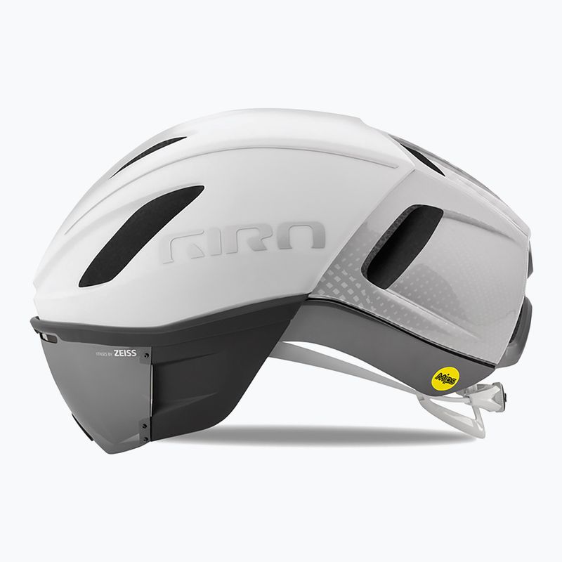 Kask rowerowy Giro Vanquish Integrated Mips matte white/silver/vivid road onyx 7