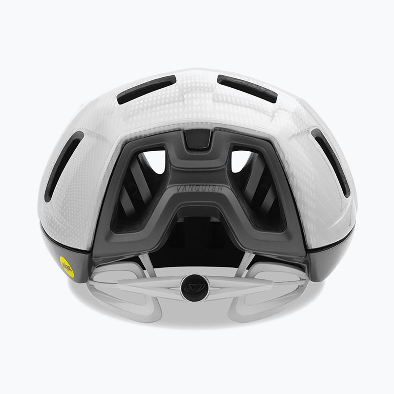 Kask rowerowy Giro Vanquish Integrated Mips matte white/silver/vivid road onyx 9