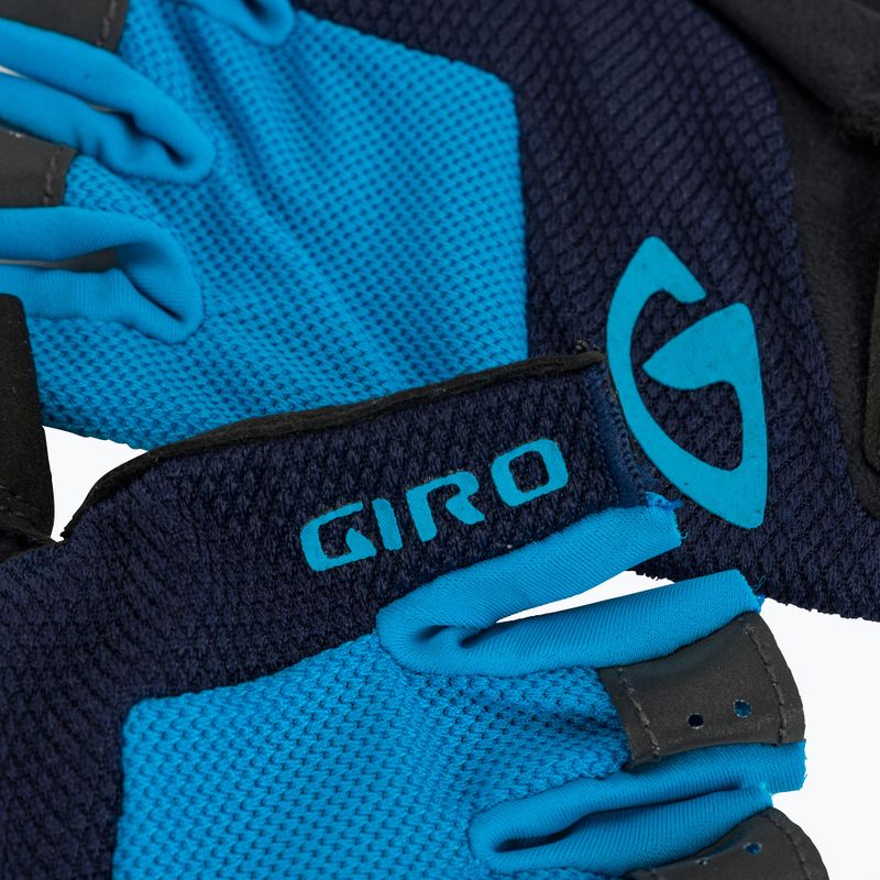 Rękawiczki rowerowe męskie Giro Bravo Gel blue 4