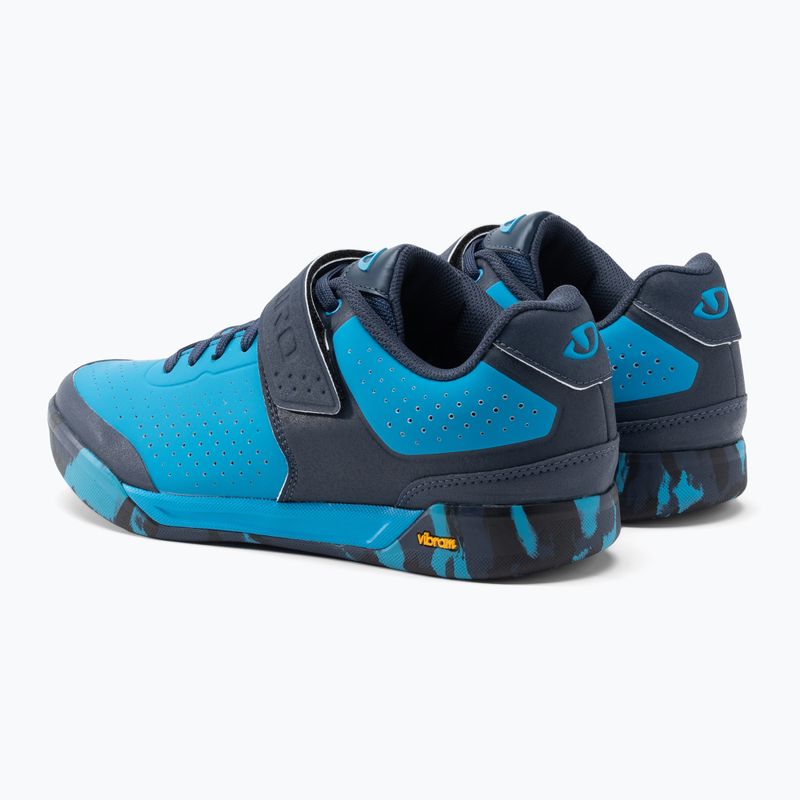Buty rowerowe MTB męskie Giro Chamber II blue jewel midnight 3