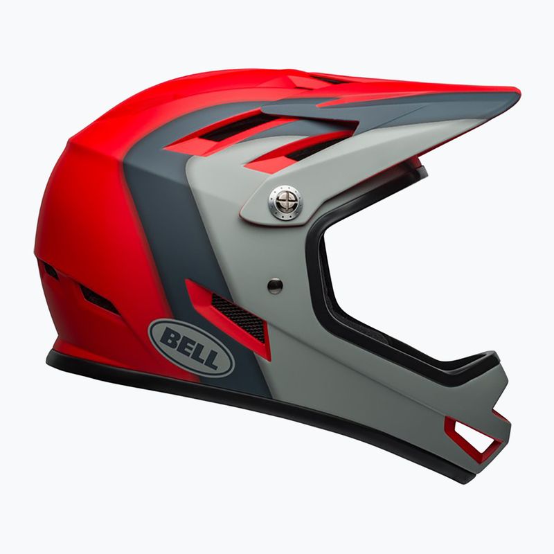 Kask rowerowy Bell Sanction matte crimson/slate/gray 2