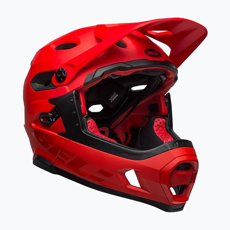 Kask rowerowy Bell FF Super DH MIPS Spherical matte gloss crimson/black