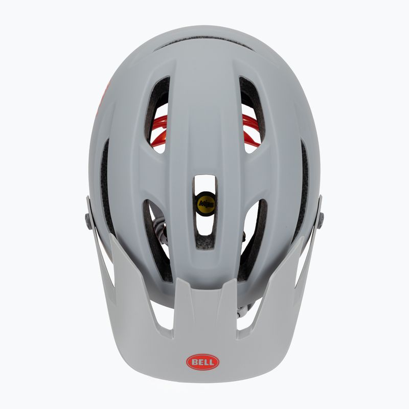 Kask rowerowy Bell 4Forty Integrated MIPS matte gloss gray/crimson 6