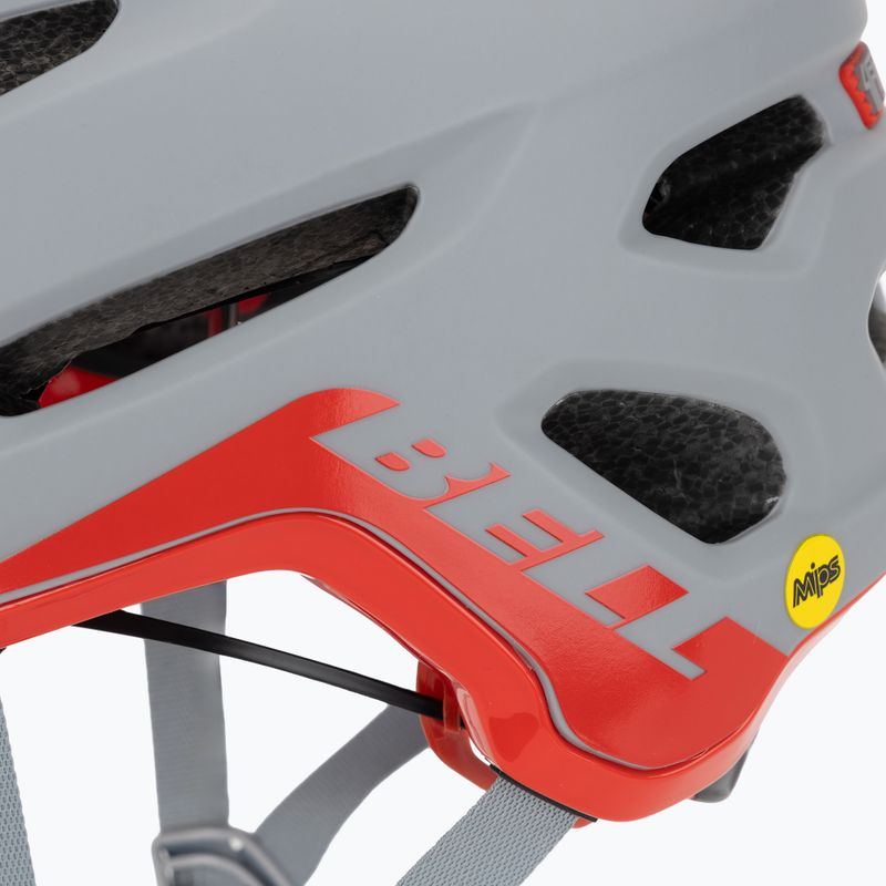 Kask rowerowy Bell 4Forty Integrated MIPS matte gloss gray/crimson 7