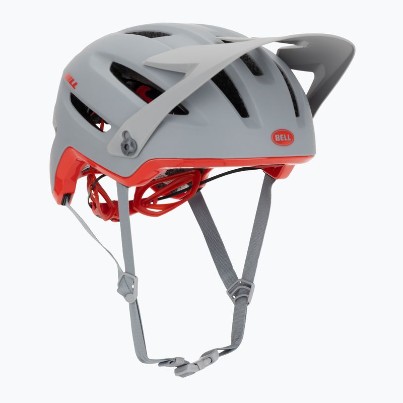 Kask rowerowy Bell 4Forty Integrated MIPS matte gloss gray/crimson 8