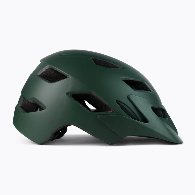 Kask rowerowy dziecięcy Bell Sidetrack Jr matte dark green orange 3