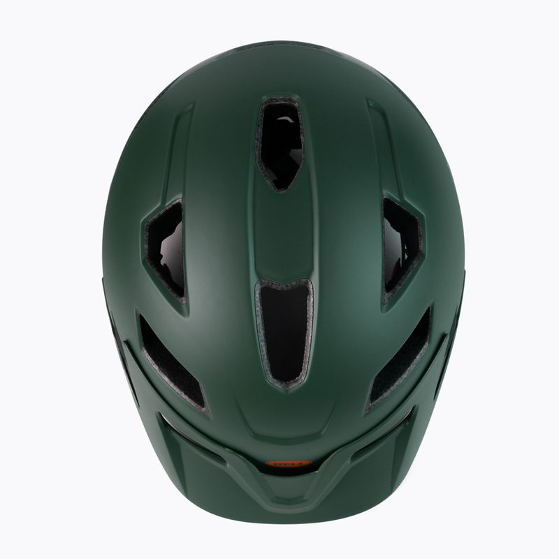 Kask rowerowy dziecięcy Bell Sidetrack Jr matte dark green orange 6