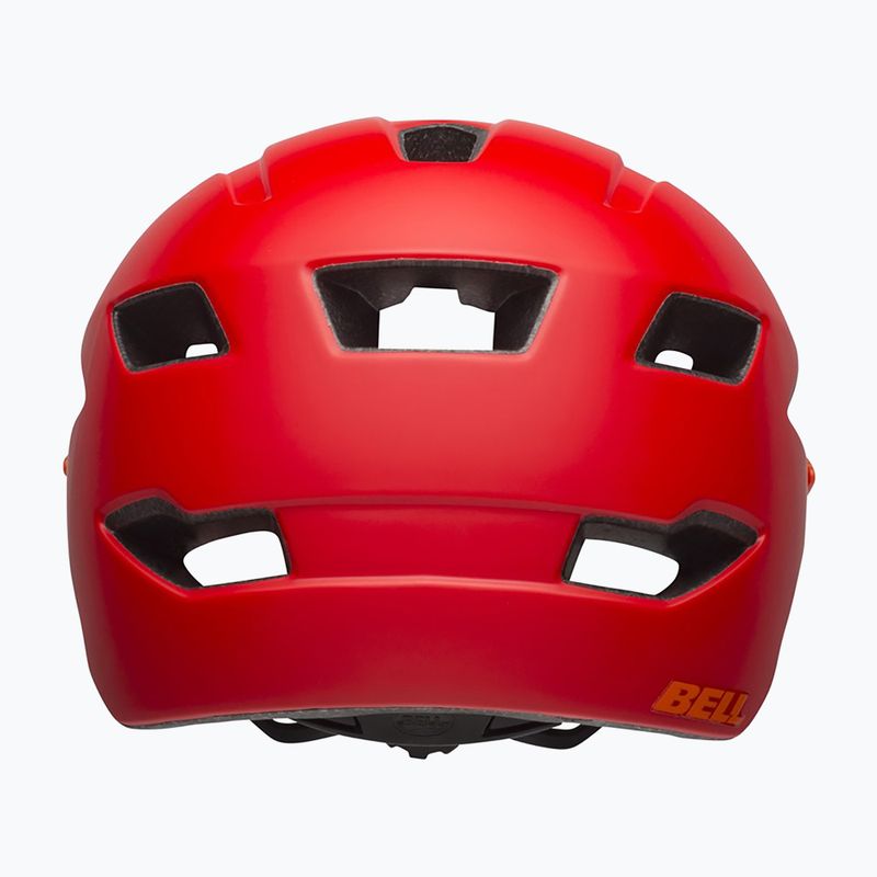 Kask rowerowy dziecięcy Bell Sidetrack matte red/orange 4