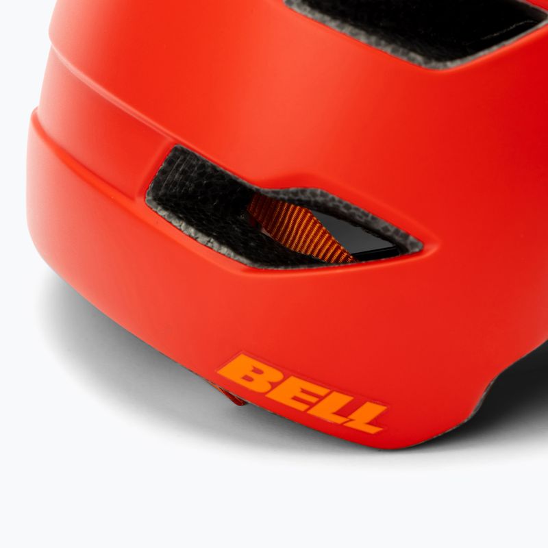 Kask rowerowy dziecięcy Bell Sidetrack Jr matte red/orange 7