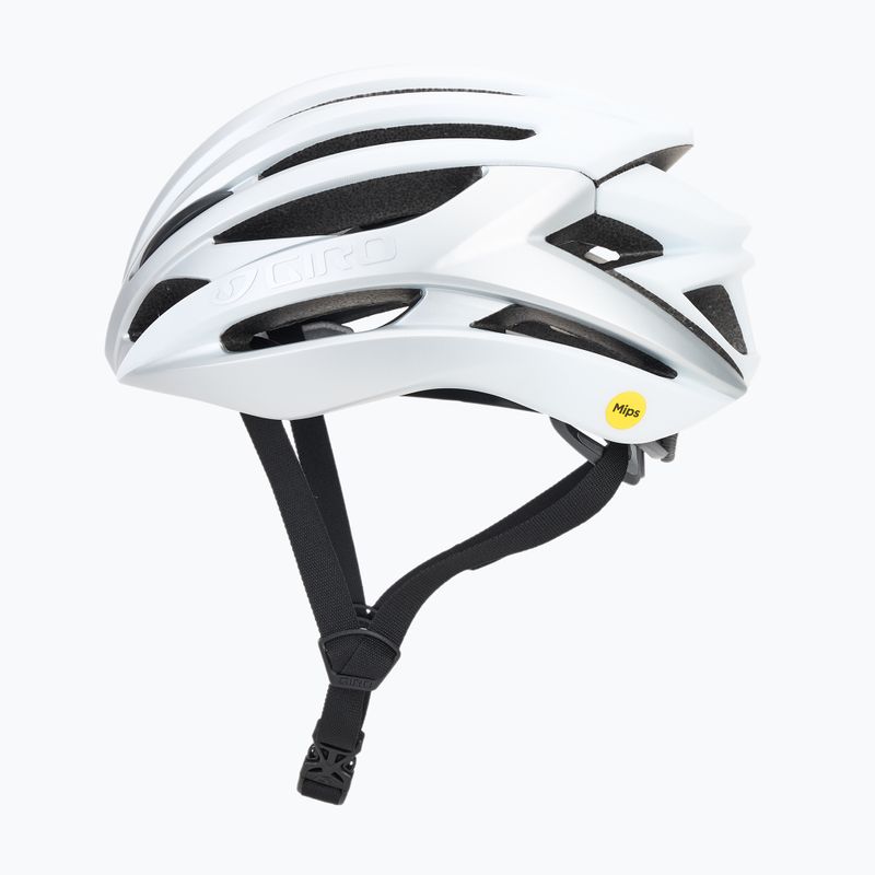 Kask rowerowy Giro Syntax Integrated MIPS matte white/silver 3