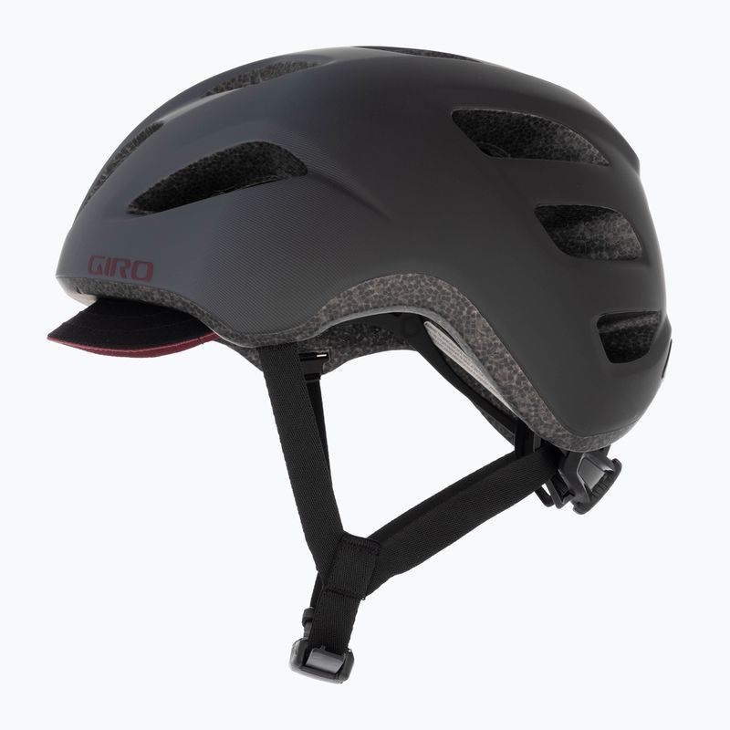 Kask rowerowy Giro Cormick matte grey maroon 5