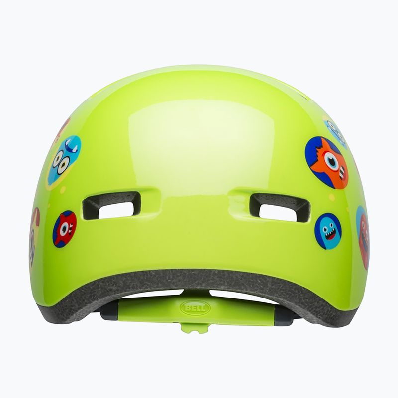 Kask rowerowy dziecięcy Bell Lil Ripper monsters gloss green 3