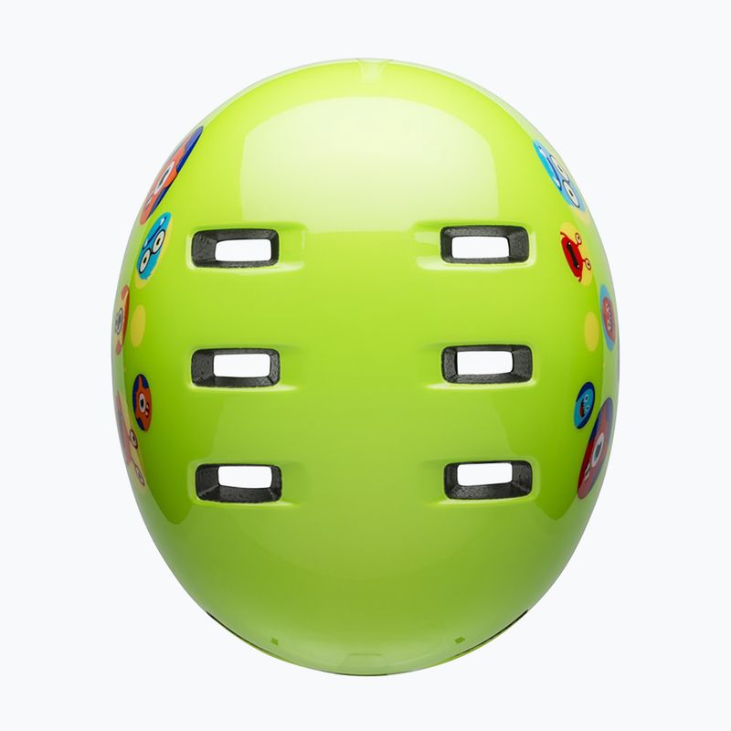 Kask rowerowy dziecięcy Bell Lil Ripper monsters gloss green 4